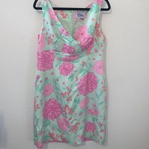 Vintage white label Lilly Pulitzer Silk Dress